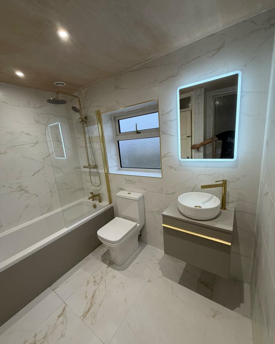 Banyo tesisatı ve gider bağlantılarının kontrolü
